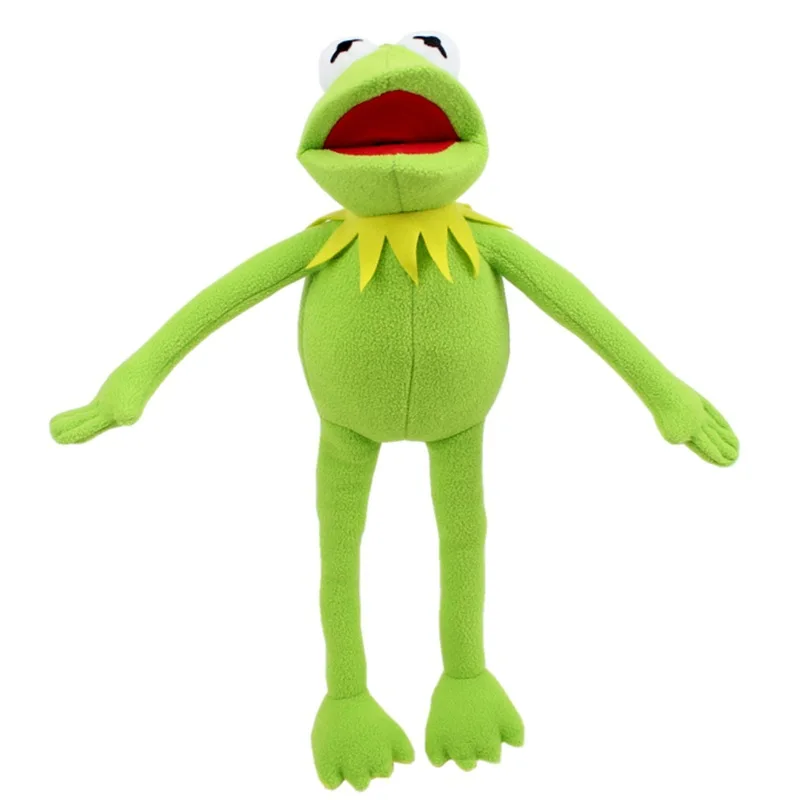 Kermit Broscoiul Jucării De Pluș, Păpuși De Mână Ventriloc Performanță Elemente De Recuzită Kermit Broaște Rucsac Cadouri Imagine 2