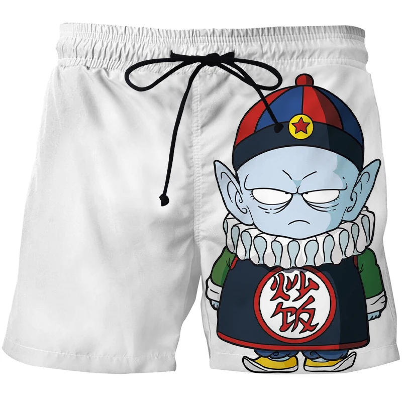 Vara Streetwear Bărbați de pantaloni Scurți de Desene animate Anime Tipărite Goku Hip Hop pantaloni Scurți Japonia Pantaloni Sport costume de Baie 3D goku Beach shorts Mens pantaloni Imagine 2