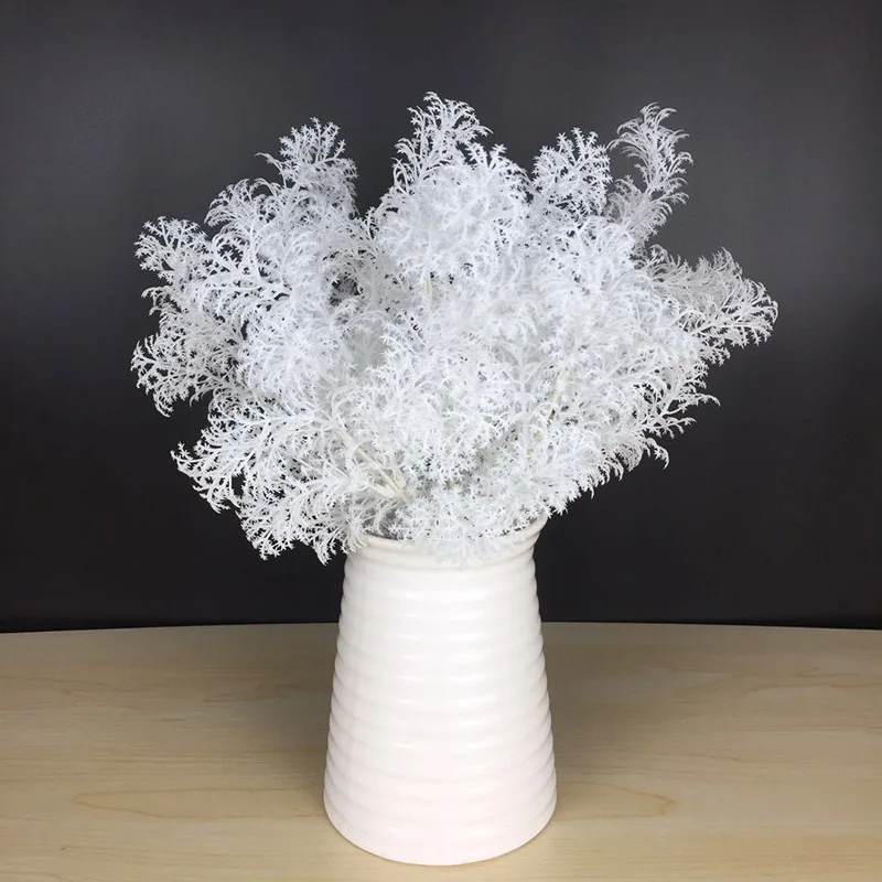 1buc Plante Artificiale de Simulare Iarba Alge marine Fals Planta Flori Artificiale pentru Acasă Nunta Decor de Crăciun Imagine 3