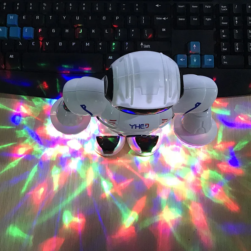 2022 Copii Dans Robot Jucarii Rotative Lumini de Muzică Electronică Cântând Jucării Robot pentru Copii Cadou de Ziua de nastere Imagine 3