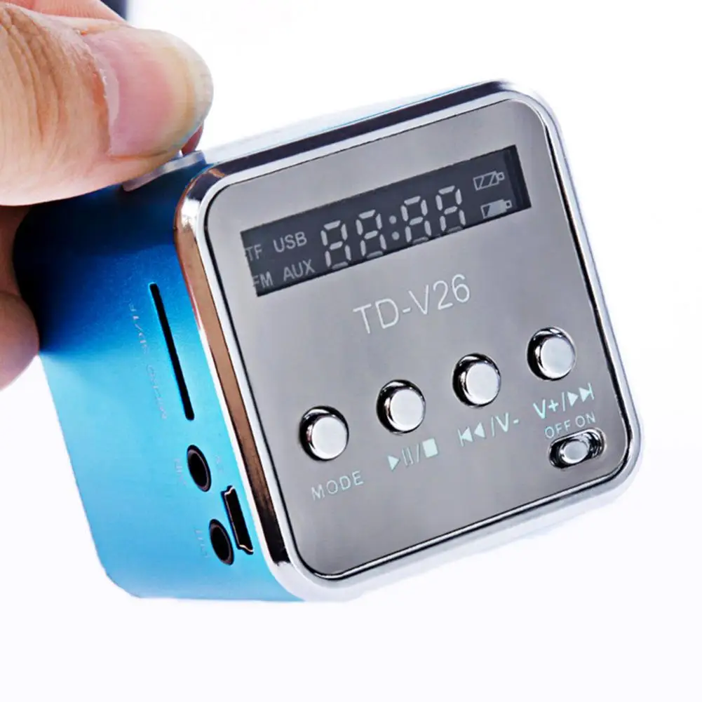 Mini forTD-V26 Digital Radio FM Difuzor Portabil Receptor Radio FM Stereo Difuzor Suport Micro TF Card Imagine 3