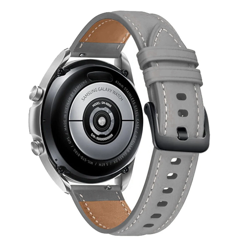 New Sosire 22MM Curea din Piele Curea Pentru Samsung Galaxy Watch 3 45MM Original Bratara Pentru Amazfit GTR 2 Eliberare Rapidă Brățară Imagine 3