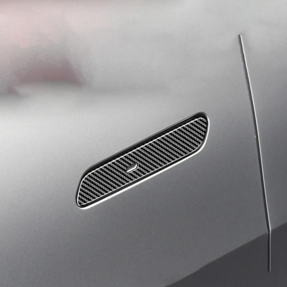 Pentru KIA EV6 GT Line 2021 2022 ABS, Fibra de Carbon, Masina de pe Partea Exterioară a Mânerului Portierei Capac Ornamental de Styling, Accesorii Imagine 3