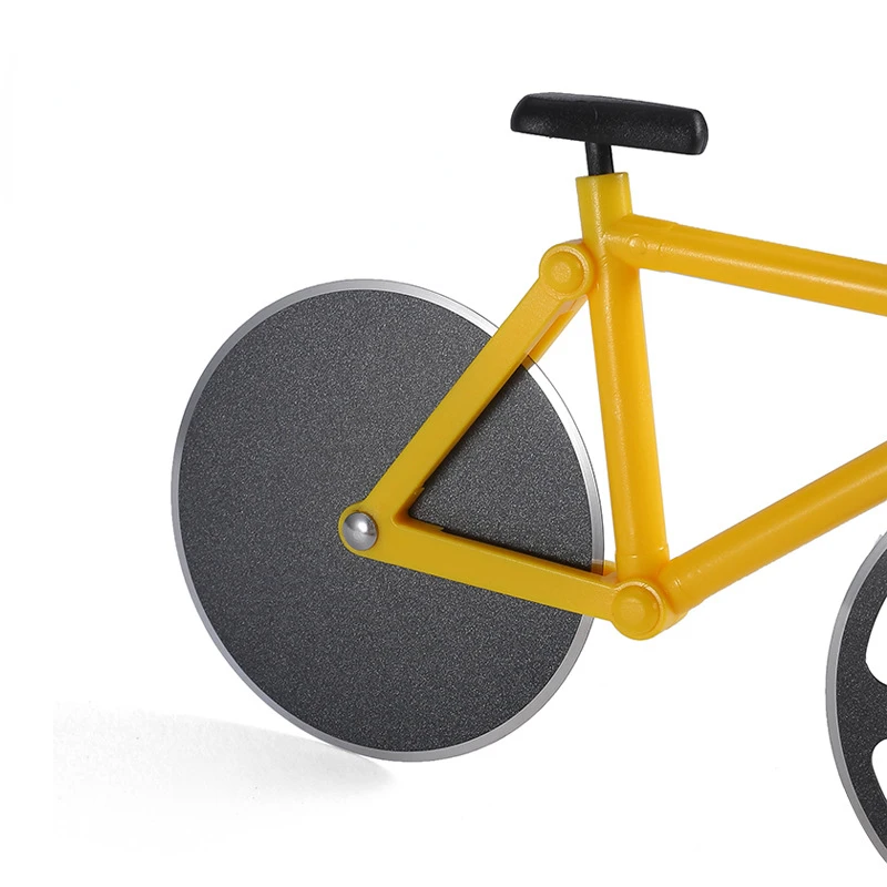 Pizza Cutter Din Oțel Inoxidabil Biciclete Forma De Roata De Bicicleta, Role Pizza Elicopter Feliator Pizza Cuțit De Tăiere Instrumente De Bucatarie Imagine 3