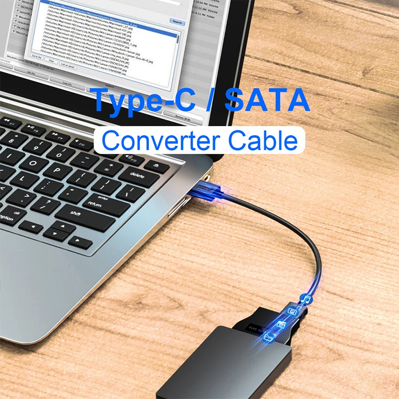 USB 3.0 USB-C la SATA Convertor USB 3.0 Type-C, Cablu Adaptor Pentru 2.5