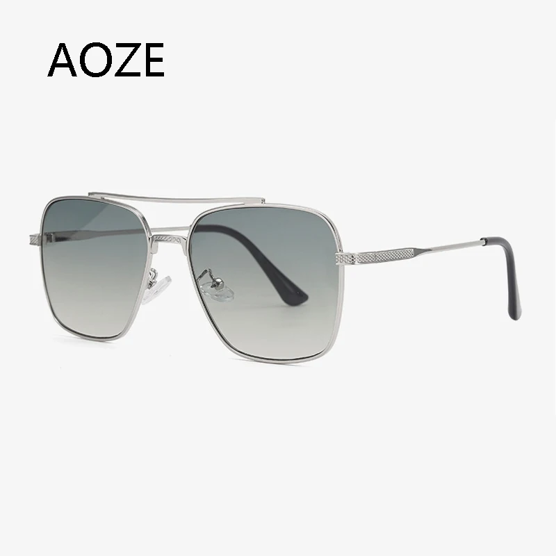 2021Fashion Zbor Șapte 007 Rock Stil Gradient de ochelari de Soare Pentru Bărbați Piața de Pilot de Metal Design de Brand Lunetele de soleil homme Imagine 4