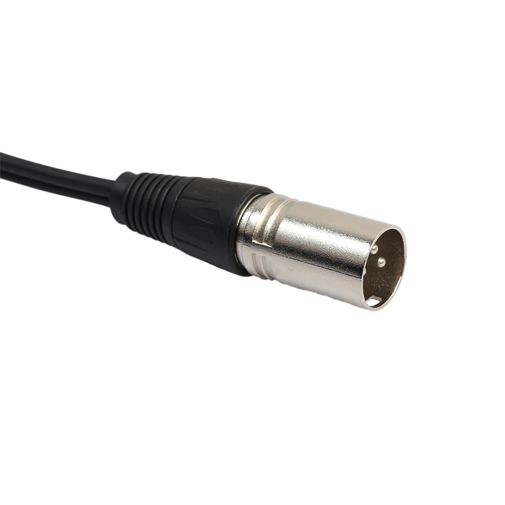 3-pin XLR Audio Microfon Una de sex Masculin la Dublu Feminin Conector Y Splitter Cablu 0.3 m Imagine 4