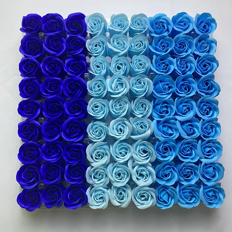 81Pcs/Set Mix de Culoare Creative DIY Cadouri Săpun Floare Trandafir Cap Nici o Floare Stea Acasă Partid Decor Pentru Nunta, Cadou de Ziua Îndrăgostiților Imagine 4