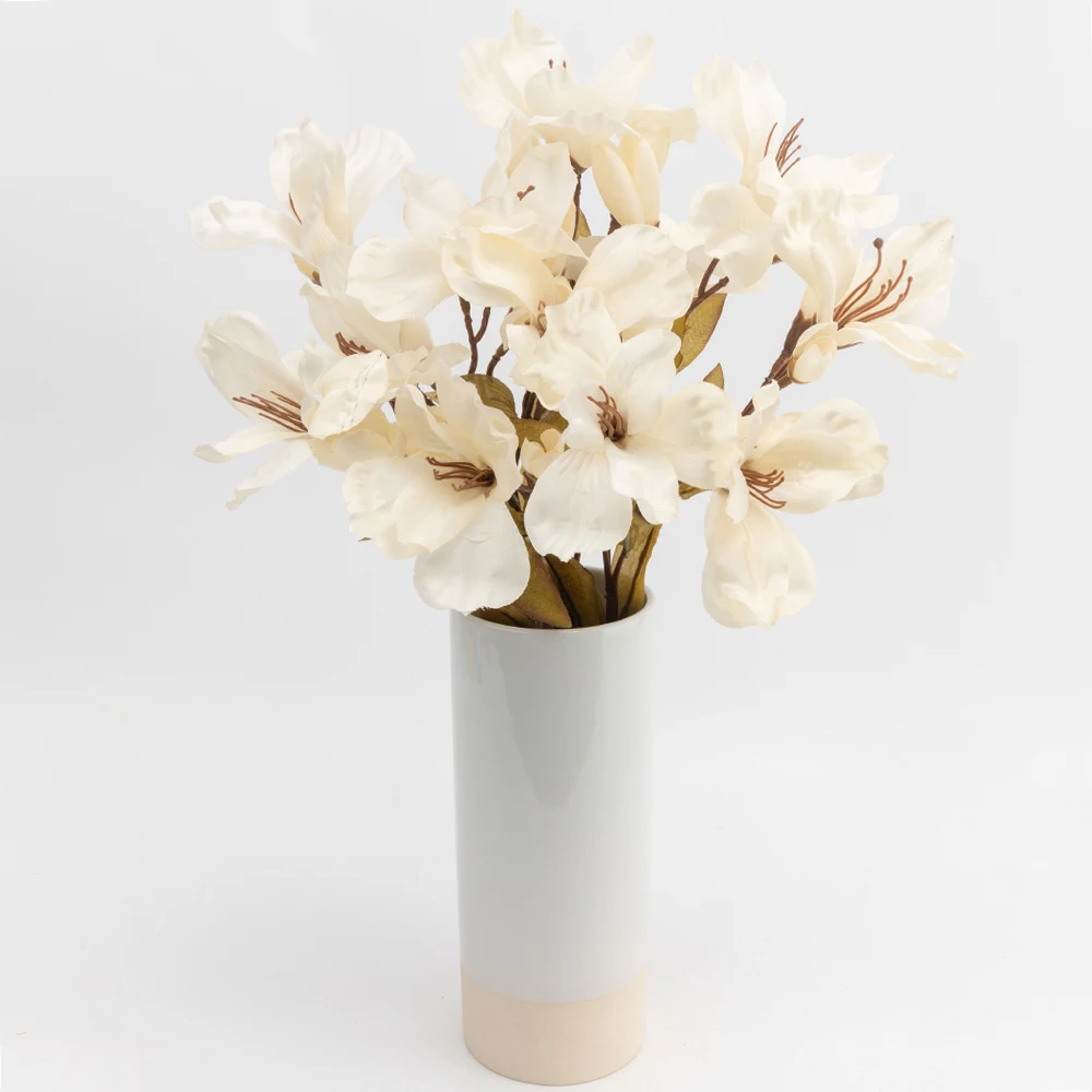 Artificiale Crin Flori de Matase Înflorit Flori False Ramură DIY Florale Nunta Decor de Toamna Garden Home Decor Alb Imagine 4