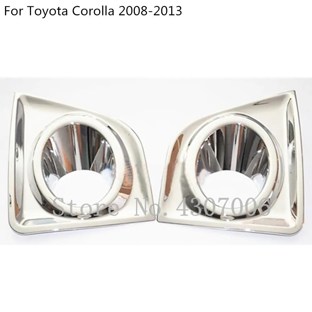 Auto Styling Acoperi ABS Cromat Lampa de Ceață Față Lumina de Echipare Cadru Stick Parte Pentru Toyota Corolla Altis 2008 2009 2010 2011 2012 2013 Imagine 4