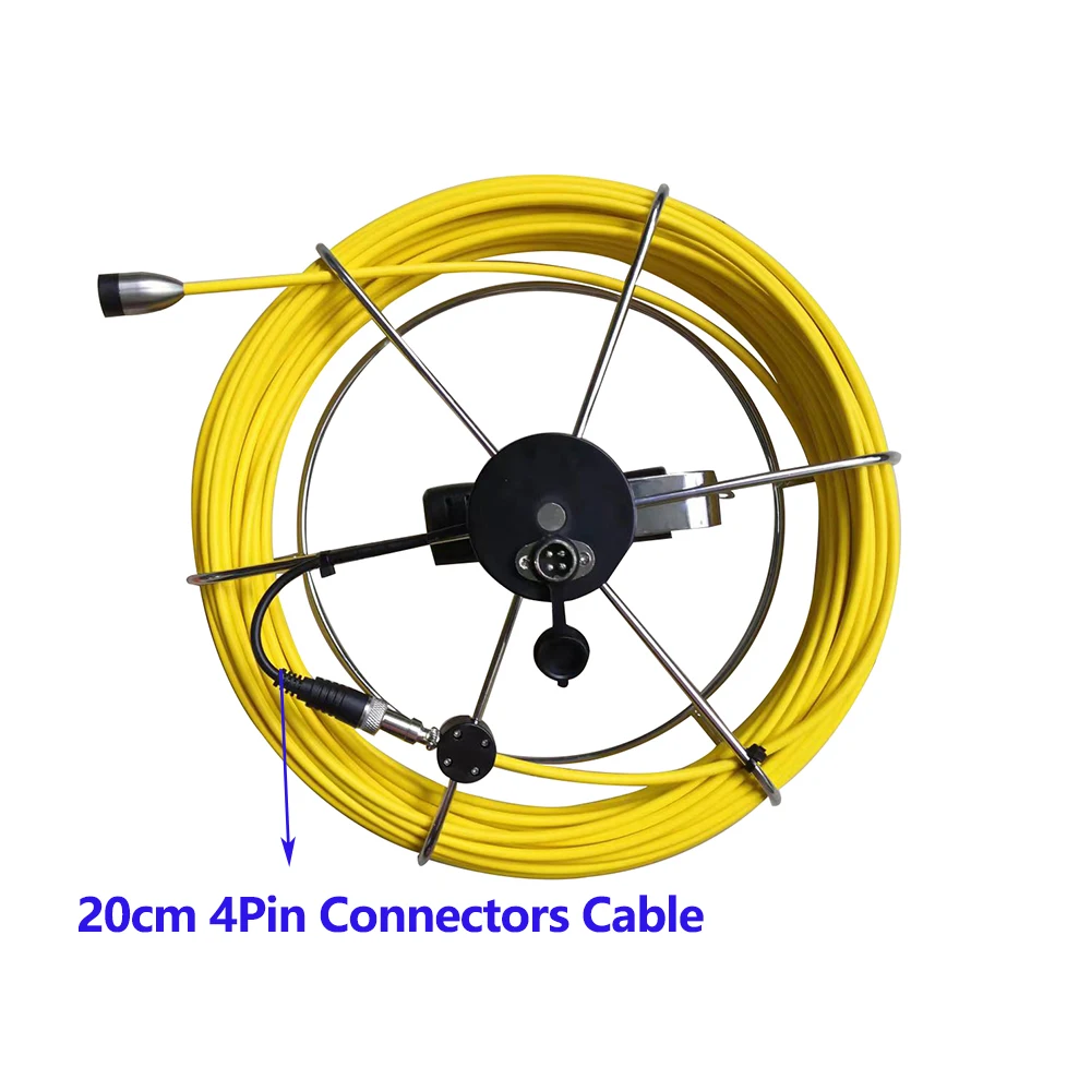 Conectori Cablu 20cm Aeriană de sex Masculin Socket Linie Gx12-4 pentru Inspecție Țeavă de Canalizare Camera Industriale Endoscop Accesorii Sârmă Imagine 4