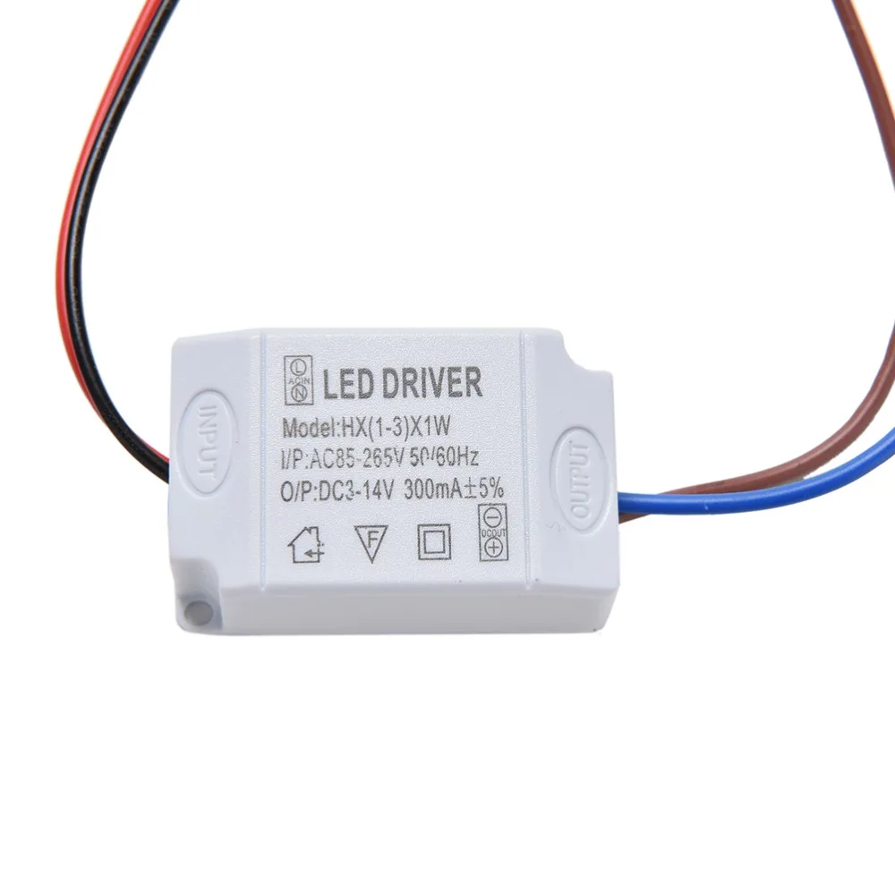 De iluminat cu Transformator Electronic LED de Putere Furnizarea Driverul Adaptorului 3X1W Simplu AC 85V-265V la DC 3-14V 300mA Benzi cu LED-uri Șofer Imagine 4