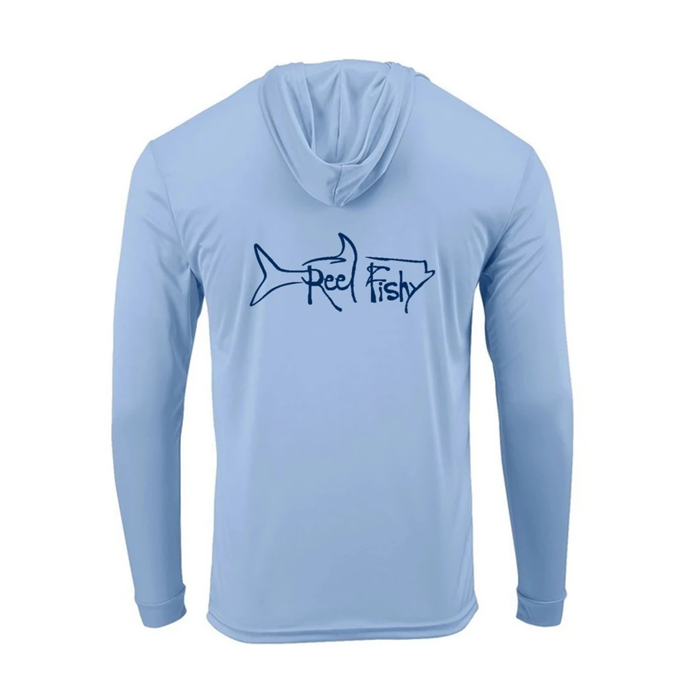 Rola De Pește În 2022 Imbracaminte Barbati Maneca Lunga Pescuit Tricouri Tricou Protectie Uv Respirabil Cu Gluga Îmbrăcăminte De Pescuit Camisa Pesca Imagine 4