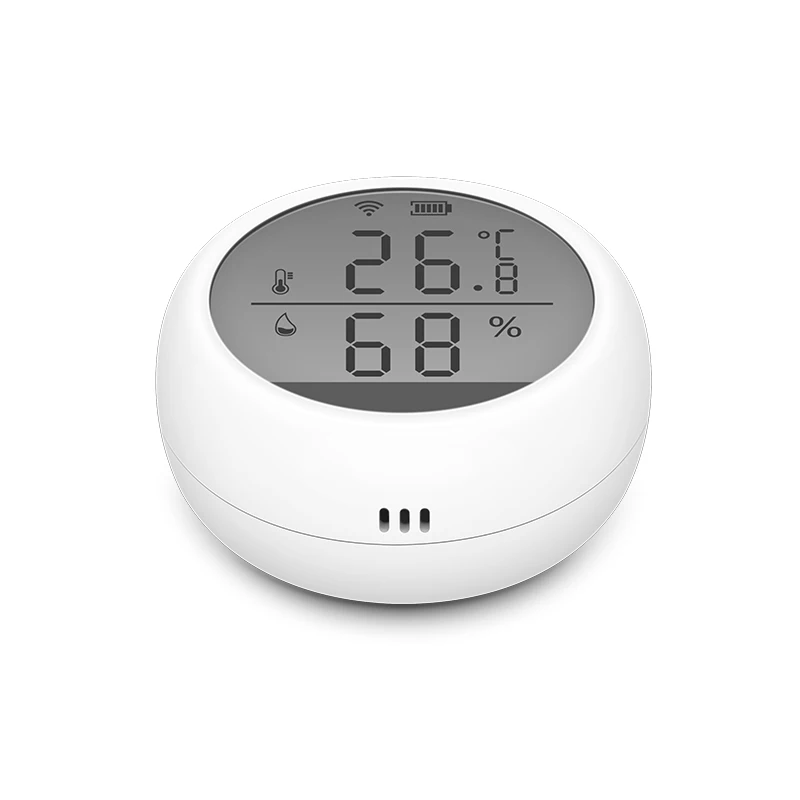 Tuya WIFI Senzor de Temperatură și Umiditate Interior Higrometru Termometru Detector de Sprijin Alexa Google Assistant Home smart viata Imagine 4