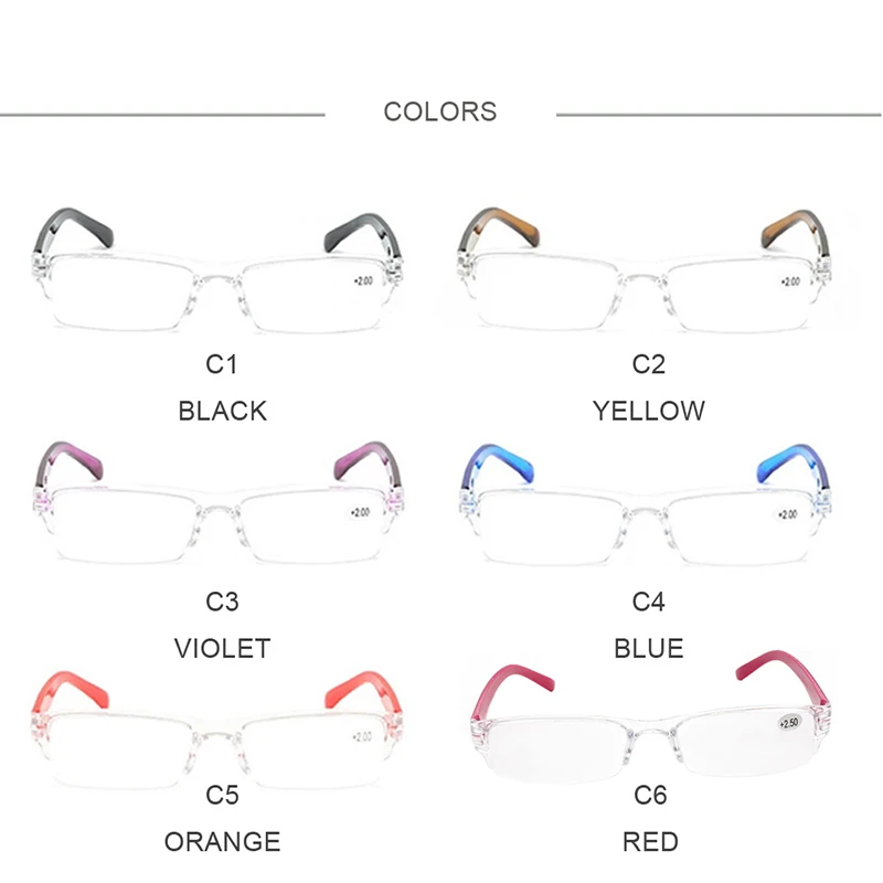 +1+1.5+2+2.5+3+3.5+4 Piața De Lectură Glassses Presbyopic Ochelari Portabil Ultralight Prezbiopie Ochelari Pentru Barbati Femei Imagine 5