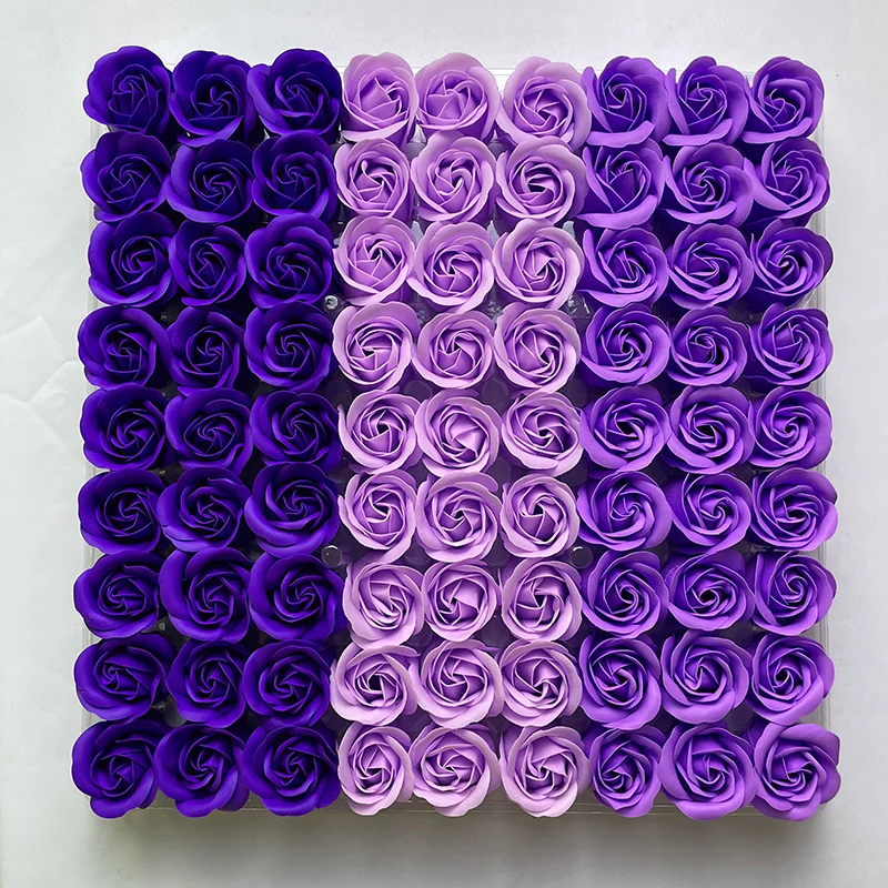 81Pcs/Set Mix de Culoare Creative DIY Cadouri Săpun Floare Trandafir Cap Nici o Floare Stea Acasă Partid Decor Pentru Nunta, Cadou de Ziua Îndrăgostiților Imagine 5