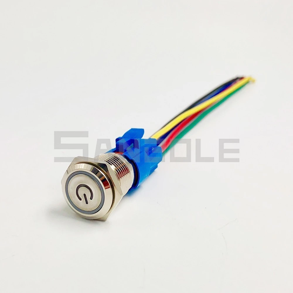 Conector Cu Fir Pentru 16mm 19mm 22mm Metal Comutator Buton de Resetare Sau de Blocare Lampă cu LED-uri (Doar Conector) Imagine 5