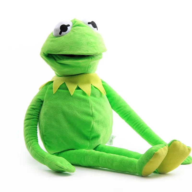 Kermit Broscoiul Jucării De Pluș, Păpuși De Mână Ventriloc Performanță Elemente De Recuzită Kermit Broaște Rucsac Cadouri Imagine 5