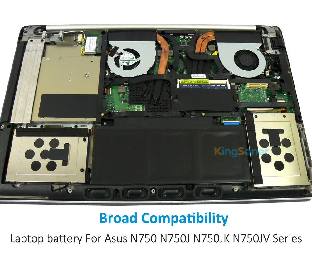 KingSener C32-N750 baterie Laptop Pentru ASUS N750 N750J N750JK N750JV N750Y47JK-SL N750Y47JV-SL 11.1 V 6260mAh/69WH Imagine 5