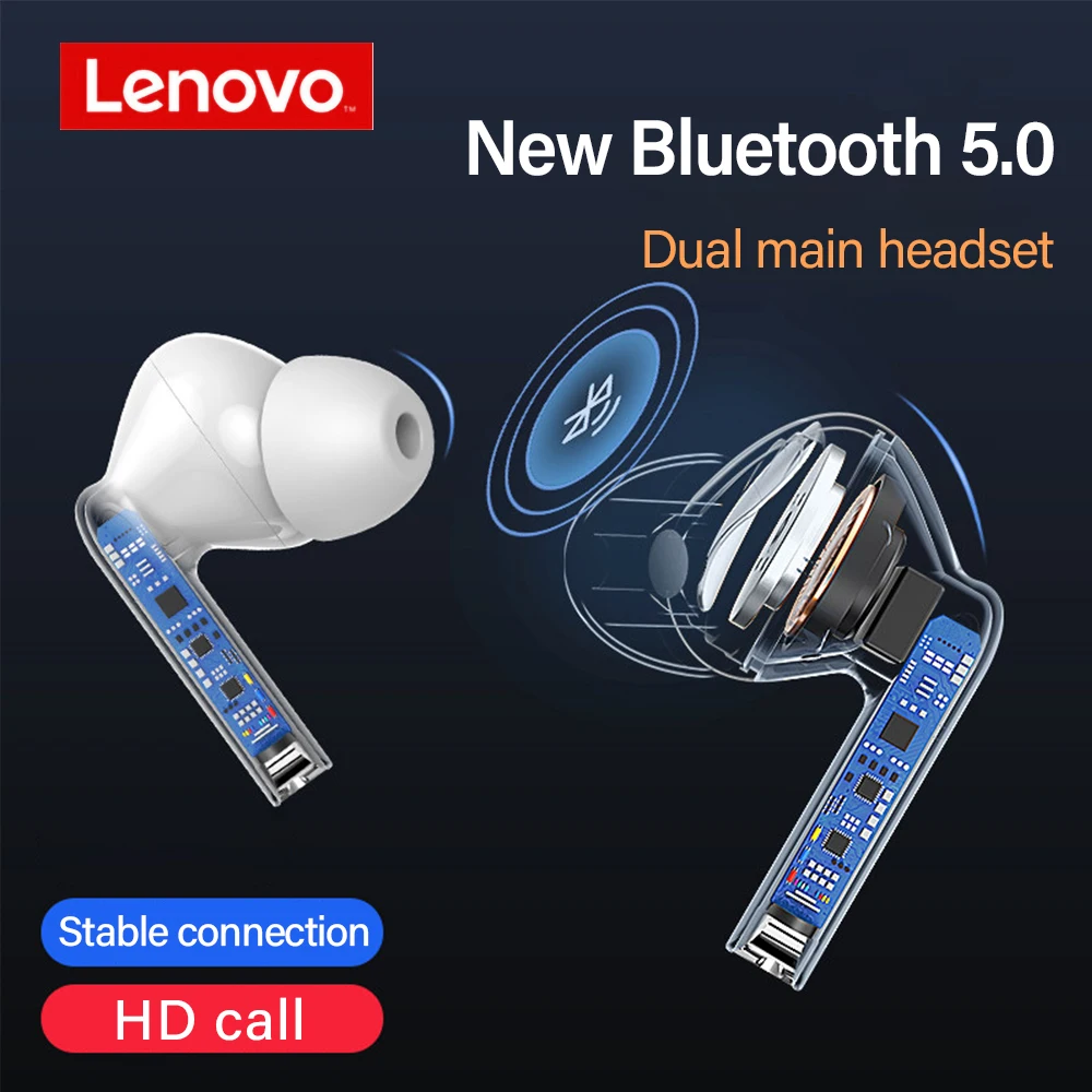 Original Lenovo XT90 TWS Pavilioane 5.1 Casti Bluetooth Sport rezistent la apa Casti Wireless cu Microfon Cască de Reducere a Zgomotului Imagine 5