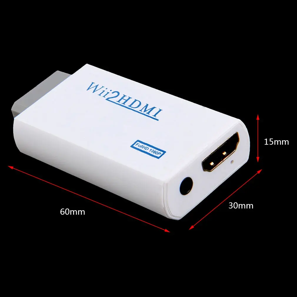 Pentru Nintendo pentru Wii Hassle Gratuit Plug and Play Pentru Wii la HDMI compatibil 1080p Convertor Adaptor Wii2hdmi Audio de 3,5 mm Cutie Imagine 5