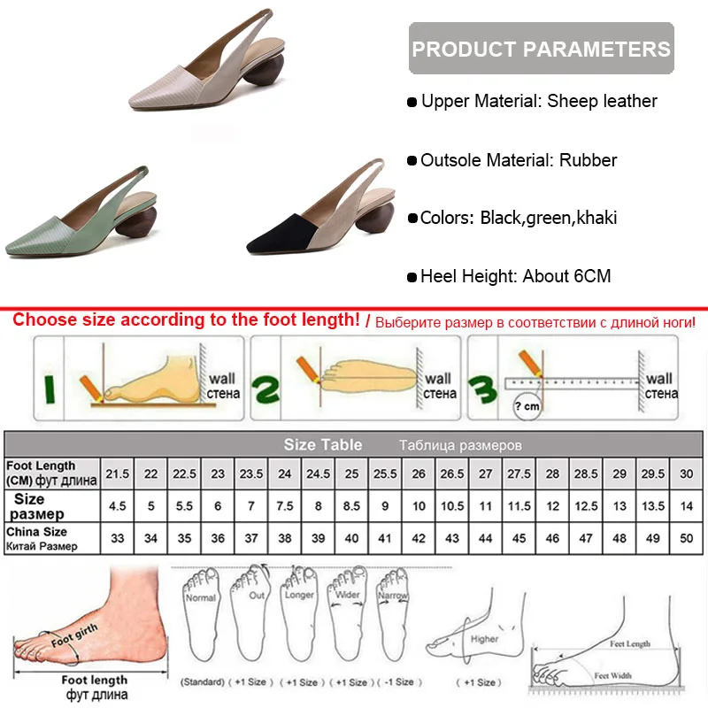 Phoentin femei Catâri pantofi doamnelor elegante din piele sandale de vară a Subliniat toe tocuri înalte de moda plus dimensiune 34-43 FT1179 Imagine 5