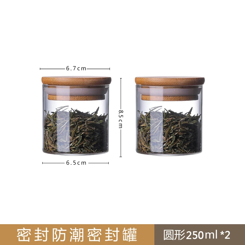 Sticlă Sigilat de Calitate Alimentară Ceai cu Capac Coaja de Mandarina Rezervor de Stocare Cereale de Stocare Acasă Sticla de Stocare Imagine 5