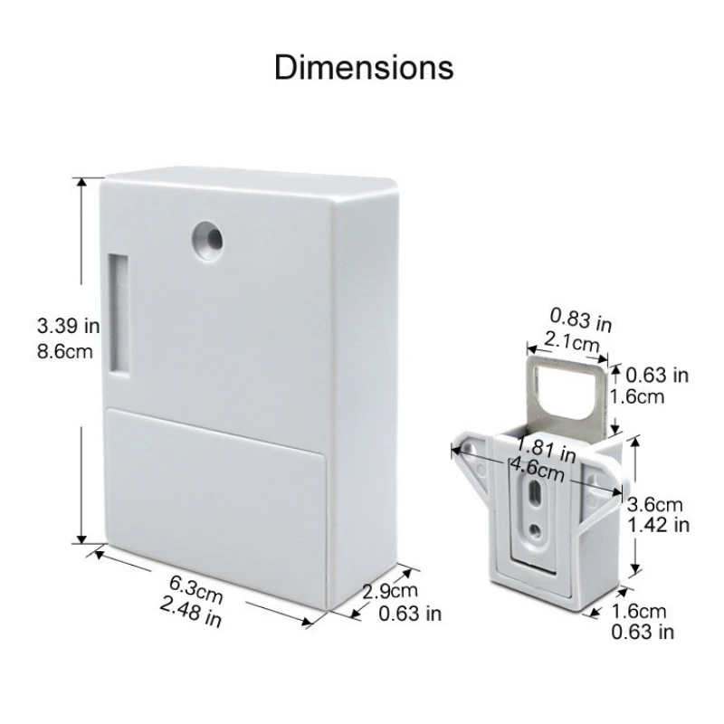 T3 Invizibil RFID Gratuit Deschidere Smart Card IC Senzor Cabinet de Blocare Electronice Sertar Dulap Dulap Dulap de Pantofi Sertar de Blocare a Ușii Imagine 5